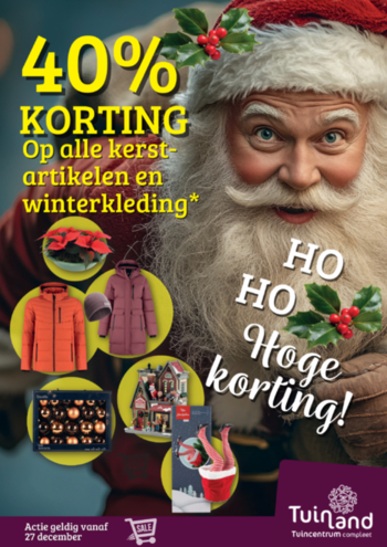 Kerstsale bij Tuinland Wilp!