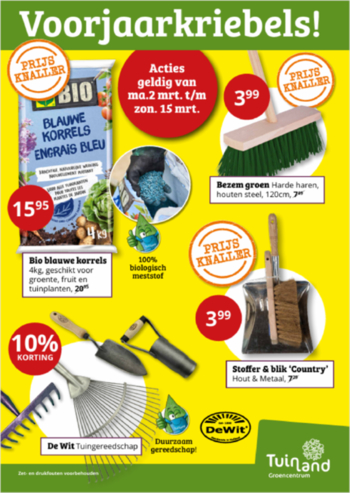 Bekijk de nieuwste folder van Groencentrum Wilp!