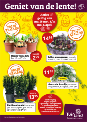 Bekijk de nieuwste folder van Tuincentrum Compleet!