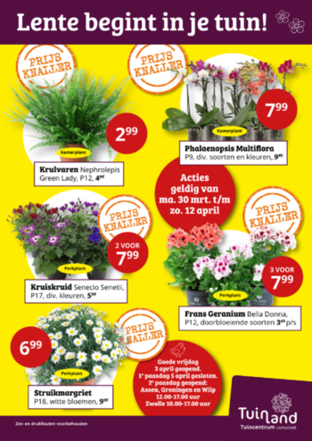 De nieuwste folder: Tuinland Assen, Groningen & Zwolle