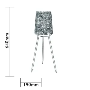 ACCU/USB OPLAADBARE BEEHIVE TERRASLAMP - afbeelding 5