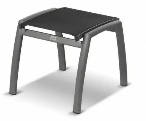 Alice Loungestoel - Zwart Textyleen