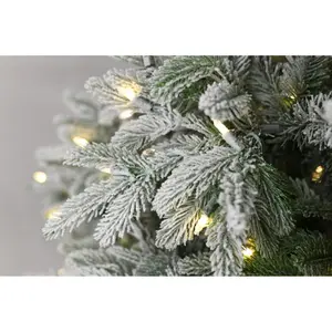 Andorra Flocked Hinged LED - D127/H183cm - afbeelding 2