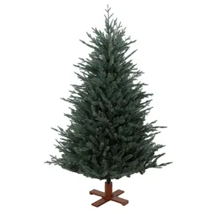 ARKANSAS FROSTED BLEU PE HINGED WOOD DB BASE 183CM - afbeelding 3