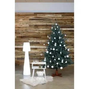 ARKANSAS FROSTED BLEU PE HINGED WOOD DB BASE 183CM - afbeelding 3