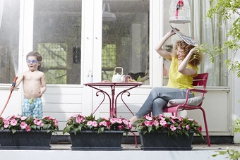 Balkonbak Barcelona XL - 80cm - Antraciet - afbeelding 3