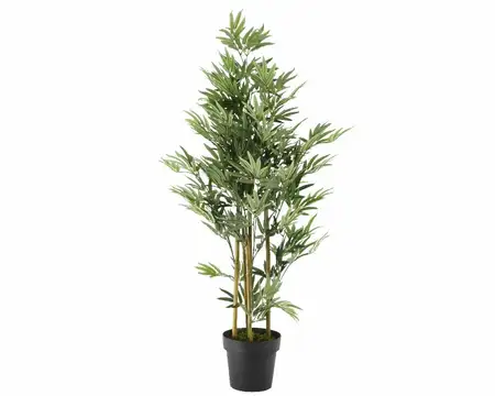 BAMBOO IN POT L50H125CM GREEN - afbeelding 1