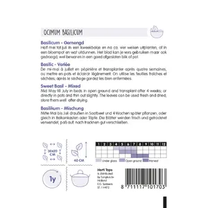 Basilicum - Gemengd - afbeelding 2