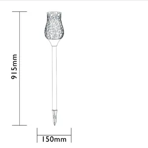 BATTERIJ TULIP FLAME TORCH - afbeelding 4