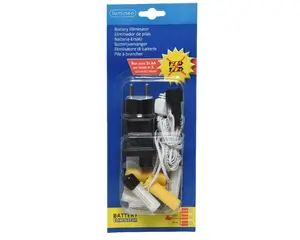BATTERIJVERVANGER PVC BO L.300CM ZWART/WIT - afbeelding 4