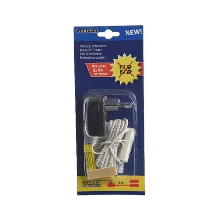 BATTERIJVERVANGER PVC BO L.300CM ZWART/WIT - afbeelding 5
