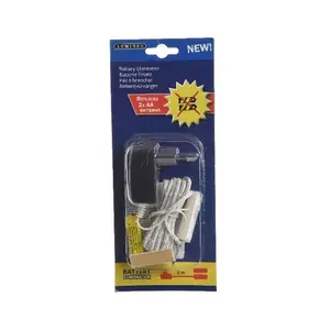BATTERIJVERVANGER PVC BO L.300CM ZWART/WIT - afbeelding 5
