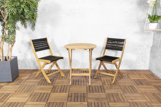 Bistro Set - Lanzarote - Black - afbeelding 4