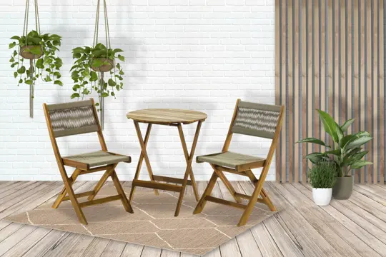 Bistro Set - Lanzarote Taupe - afbeelding 4