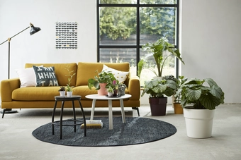 Bloempot B.For Original Rond - D14/H13cm Wit - afbeelding 3