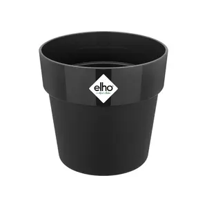 Bloempot B.For Original Rond - D18/H17cm Zwart - afbeelding 1