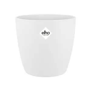 Bloempot Brussels Rond - D20/H19cm Wit - afbeelding 1