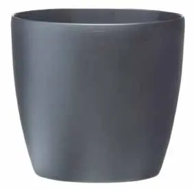 Bloempot Brussels Rond - D22/H21cm Antraciet