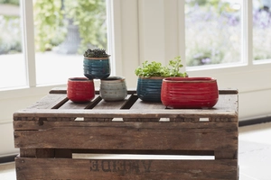 Bloempot Iris - D8/H7cm Groen - afbeelding 4