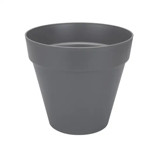 Bloempot Loft Urban Rond - D25/H22cm Antraciet