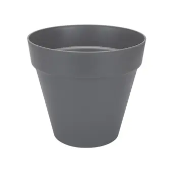 Bloempot Loft Urban Rond - D25/H22cm Antraciet