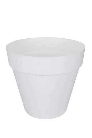 Bloempot Loft Urban Rond - D25/H22cm Wit