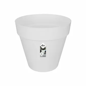 Bloempot Loft Urban Rond op Wielen - D39/H35cm Wit