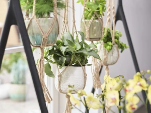 Bloempothanger Macramé - L 120 - afbeelding 3