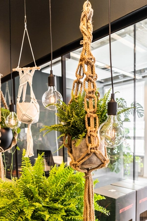 Bloempothanger Macramé - L 140 - afbeelding 5