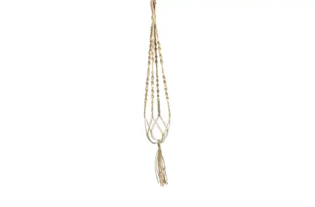 BLOEMPOTHANGER MACRAME BRUIN L95