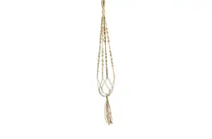 BLOEMPOTHANGER MACRAME BRUIN L95