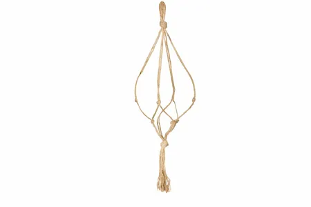 Bloempothanger Macrame Jute L200