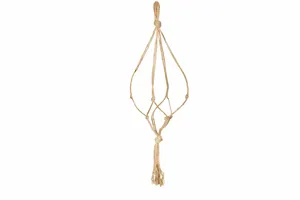 Bloempothanger Macrame Jute L200