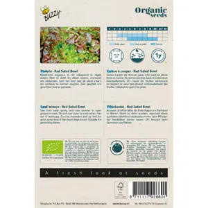 BUZZY® ORGANIC PLUKSLA RED SALAD BOWL  (BIO) - afbeelding 2