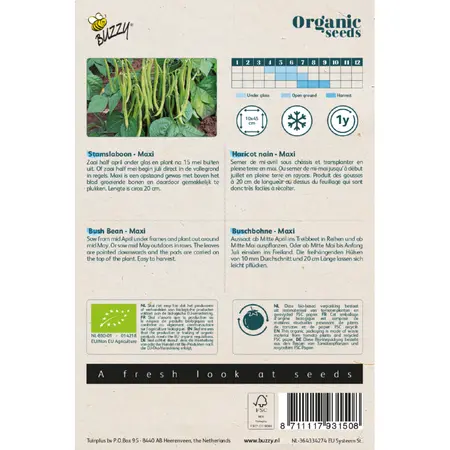 BUZZY® ORGANIC STAMSLABONEN MAXI  (BIO) - afbeelding 2