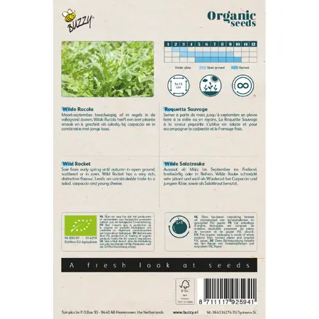 BUZZY® ORGANIC WILDE RUCOLA  (BIO) - afbeelding 2