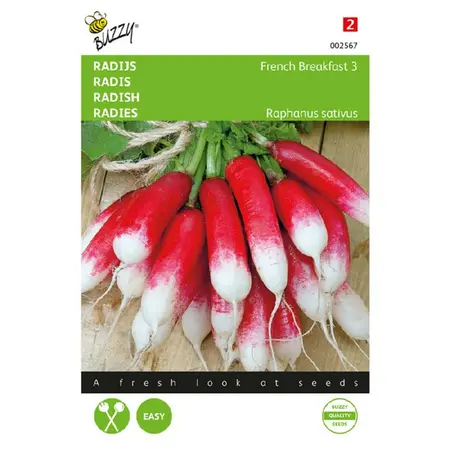 BUZZY® RADIJS FRENCH BREAKFAST 3 - afbeelding 1