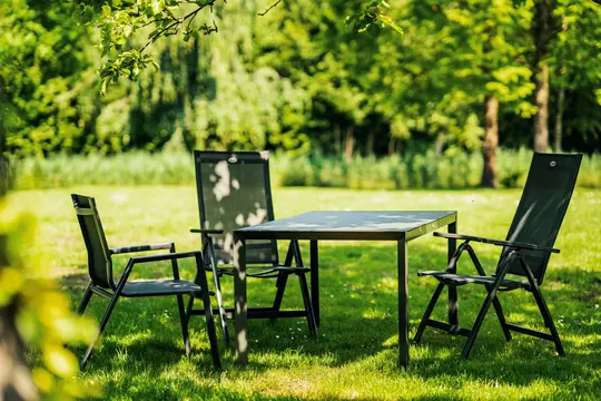 California Tuintafel 150x90cm - Grijs HPL blad - afbeelding 3