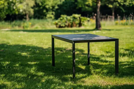 California Tuintafel 150x90cm - Grijs HPL blad - afbeelding 2