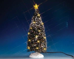 CLEAR LIGHT EVERGREEN TREE, LARGE,
