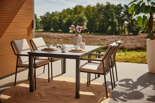 Comino Tuintafel 163x105cm - Grijs blad - afbeelding 5