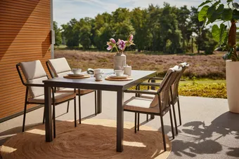 Comino Tuintafel 163x105cm - Grijs blad - afbeelding 5