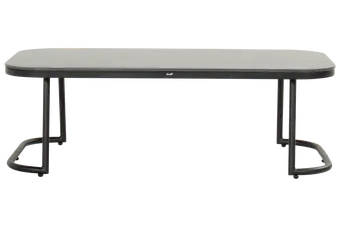 Corsica Salontafel 120x60x40 cm - Zwart keramisch blad