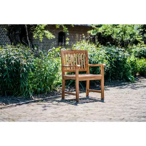 DINING CHAIR TEAK 62X64X92 #OEG - afbeelding 2