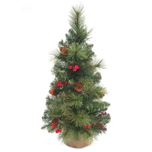 Everyday Miniature Pine Cone & Berry Burlap - D46/H81cm - afbeelding 1