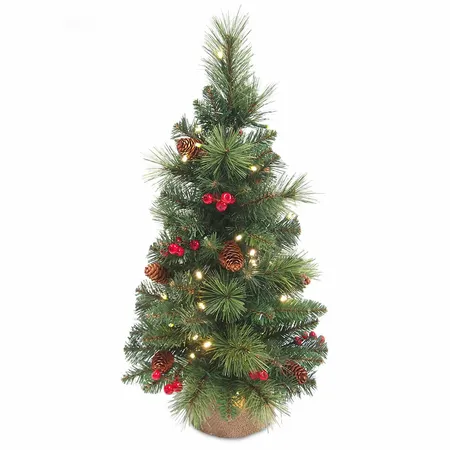 Everyday Miniature Pine Cone & Berry Tree LED - D36/L61cm - afbeelding 1