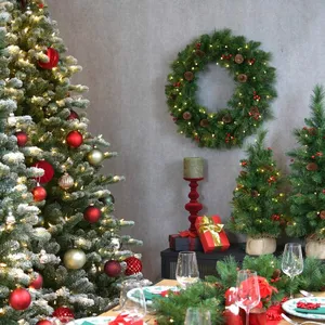 Everyday Miniature Pine Cone & Berry Tree LED - D46/H81cm - afbeelding 2