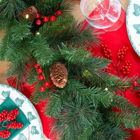 Everyday Pine Cone & Berry Garland L274cm - afbeelding 2