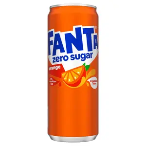 Fanta Orange No Sugar Sleek Can 24 X 33Cl - afbeelding 2