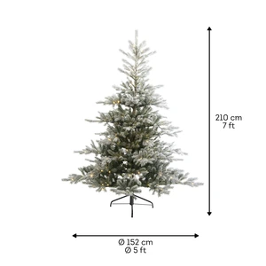 Grandis Fir LED Besneeuwd - D150/H210 - afbeelding 6